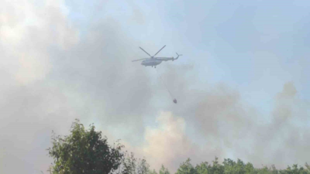 Tekirdağ’daki yangında iki mahalle boşaltılıyor