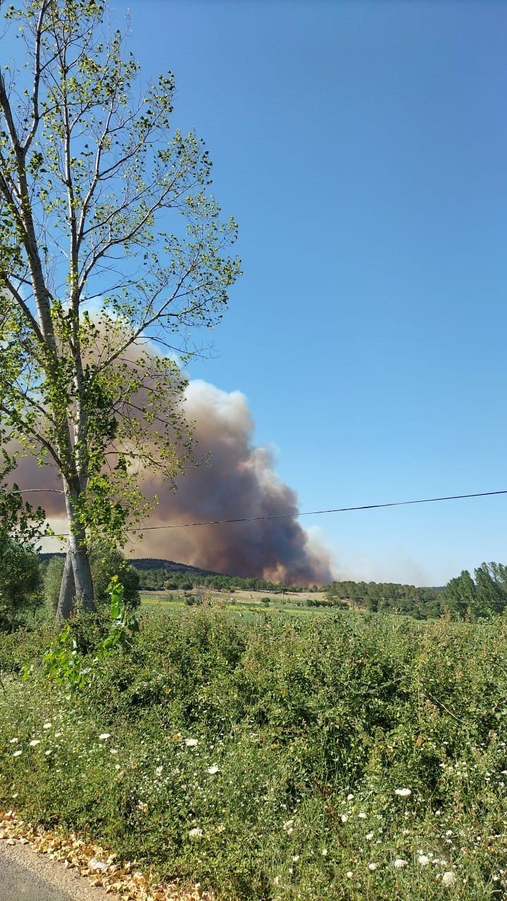 Tekirdağ’daki yangında iki mahalle boşaltılıyor