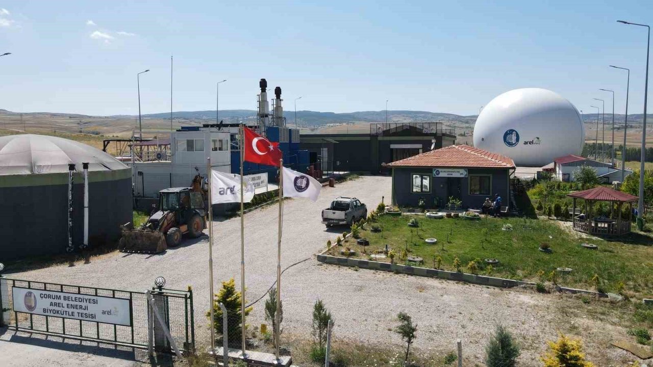 Çorum Belediyesi evsel organik atıklar enerjiye dönüşüyor