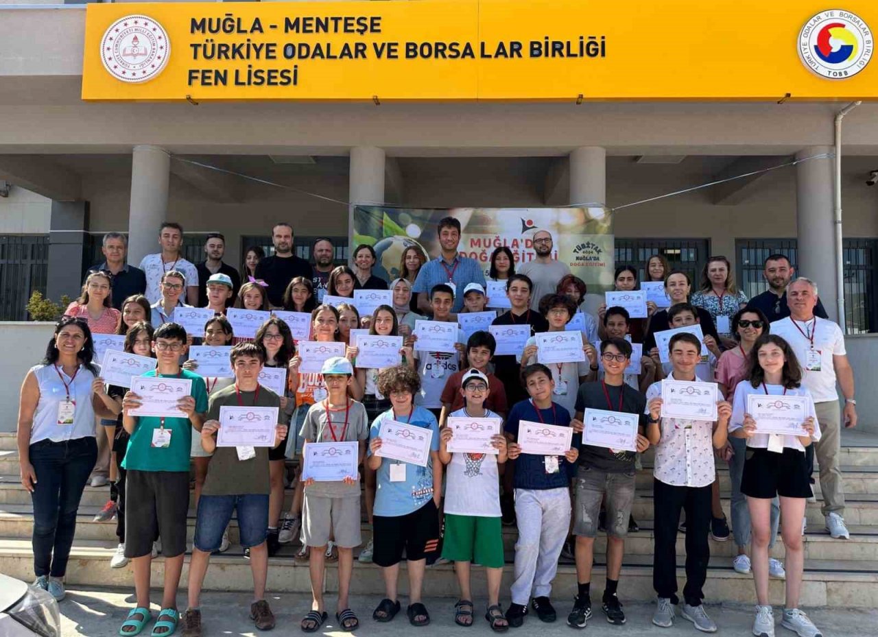 Muğla’da doğa eğitimleri projesi sona erdi