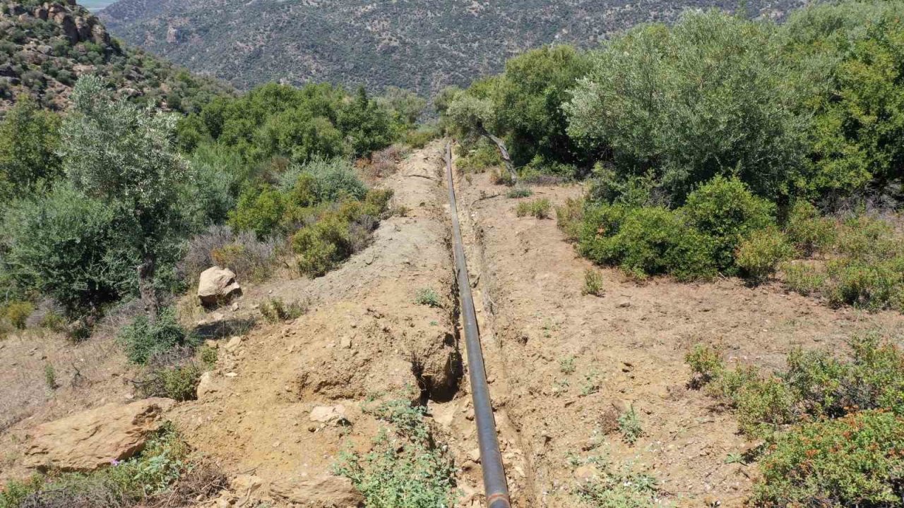ASKİ, Söke Karakaya’ya Beşparmak Dağları’nın zirvesinden su sağladı