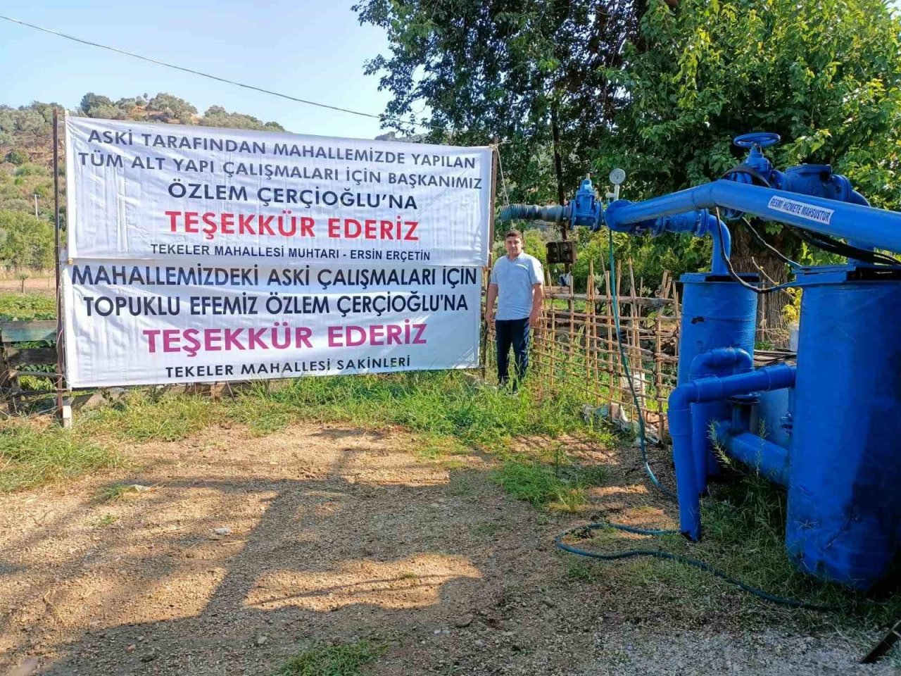 Tekeler’e Büyükşehir eli değdi