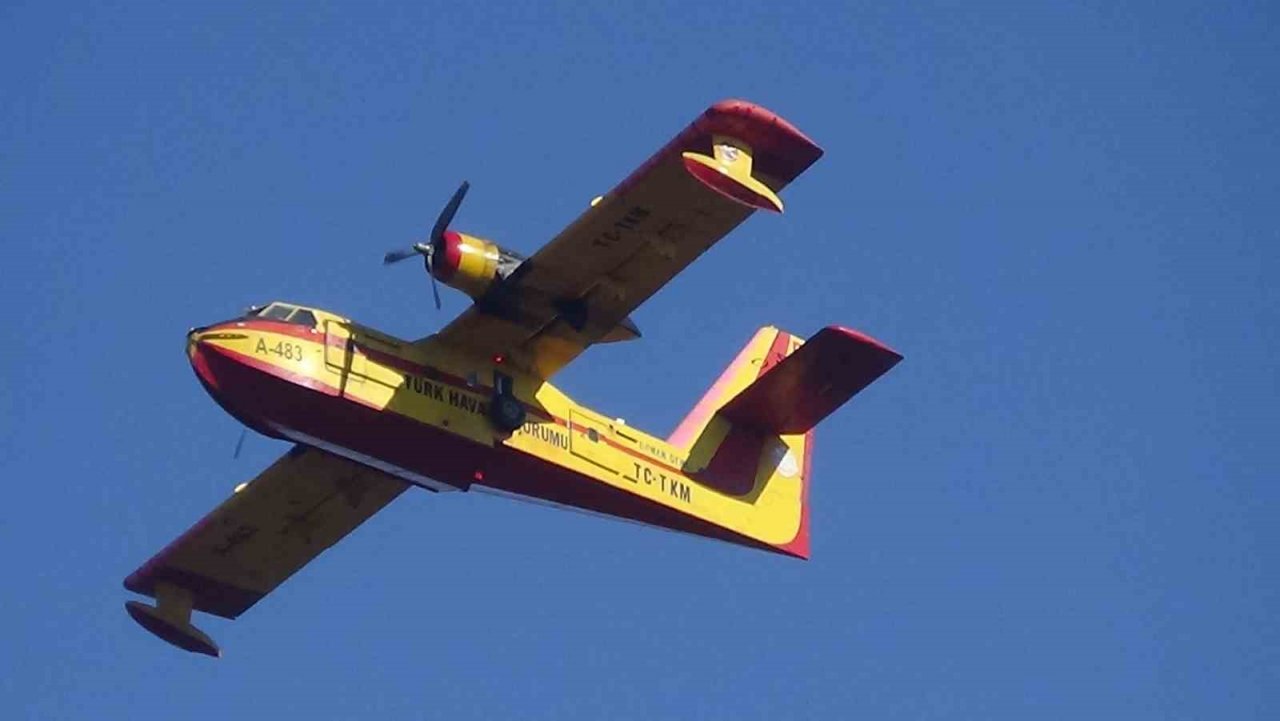 Çanakkale’deki orman yangınına havadan ve karadan müdahale devam ediyor