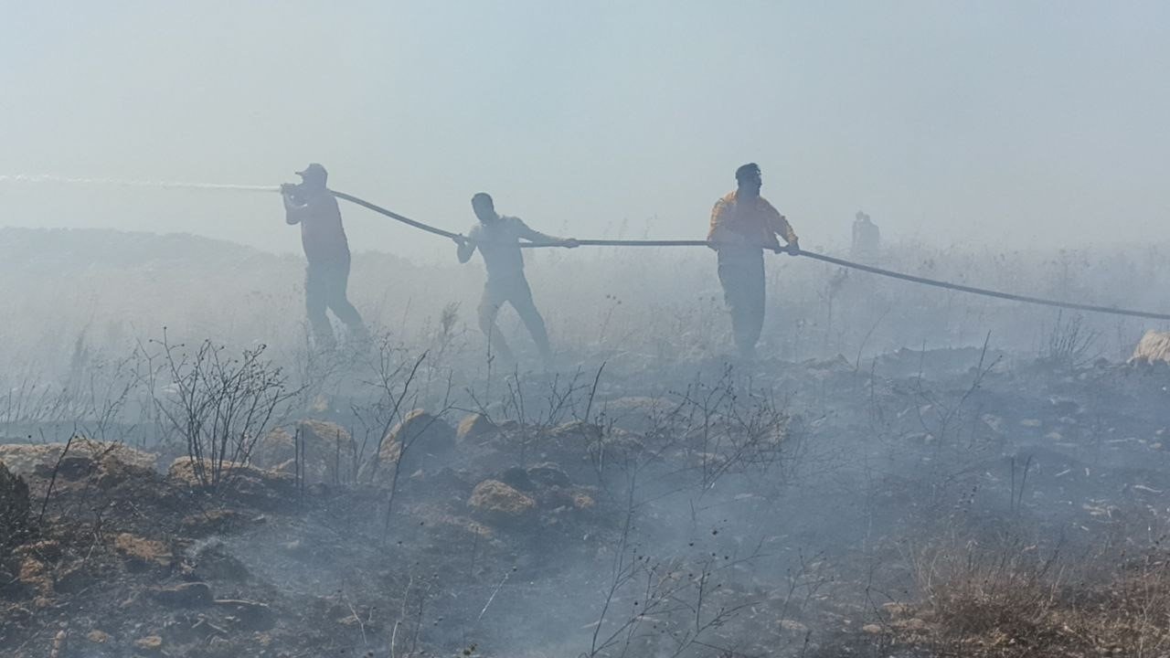 Çanakkale’de 3 gündür devam eden orman yangınına müdahale sürüyor
