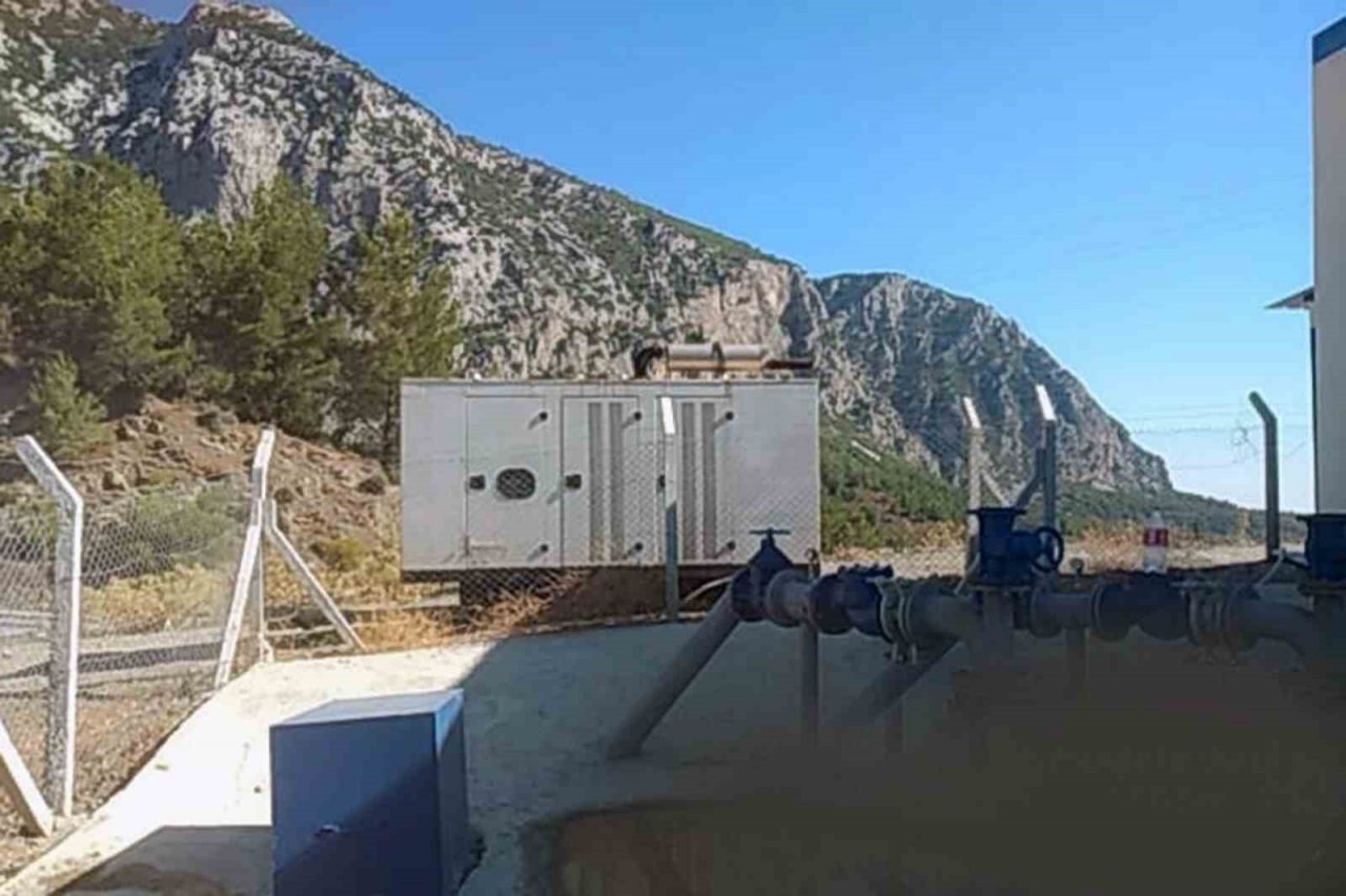 Datça’ya su iletimi için jeneratör
