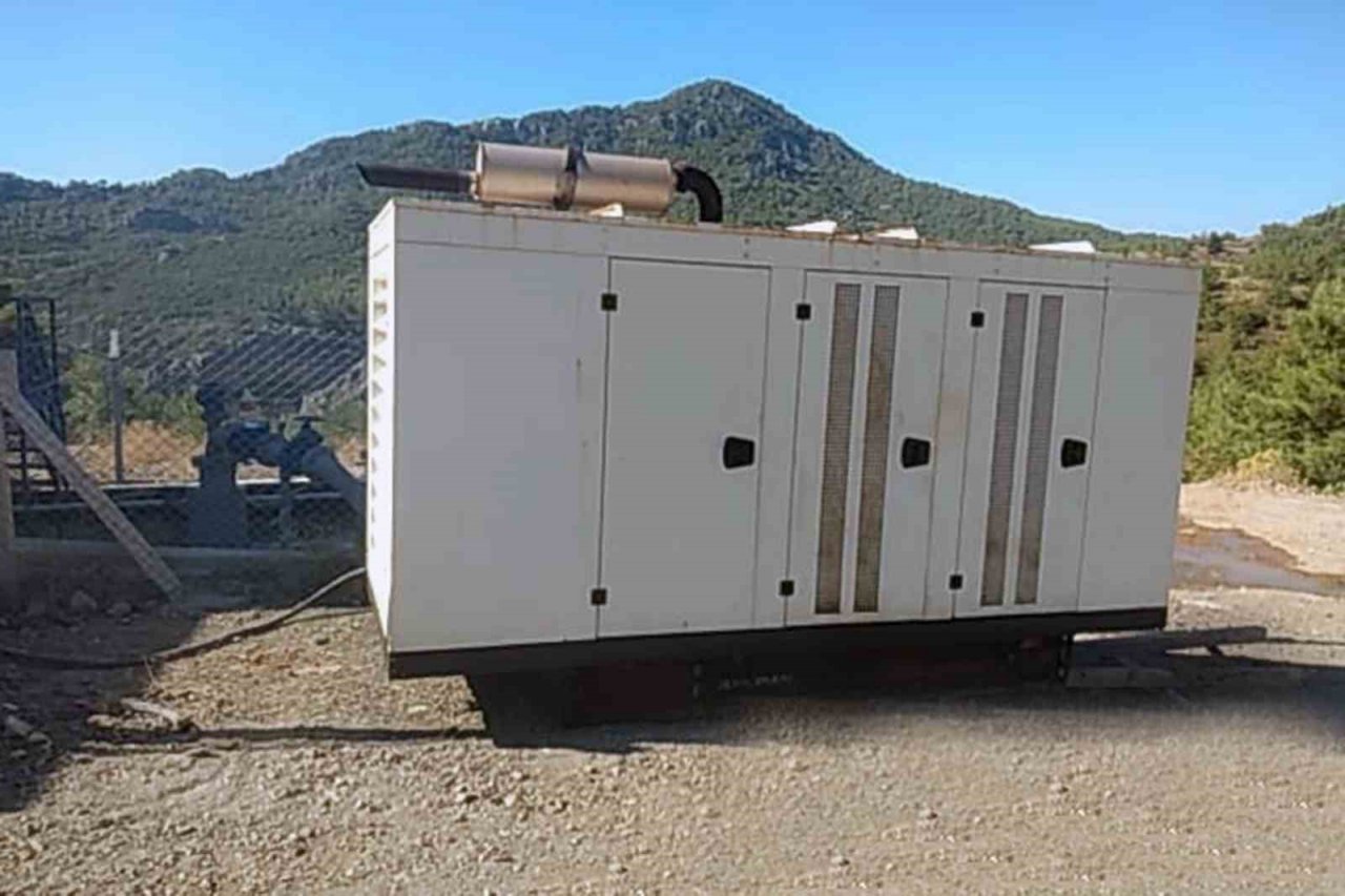 Datça’ya su iletimi için jeneratör