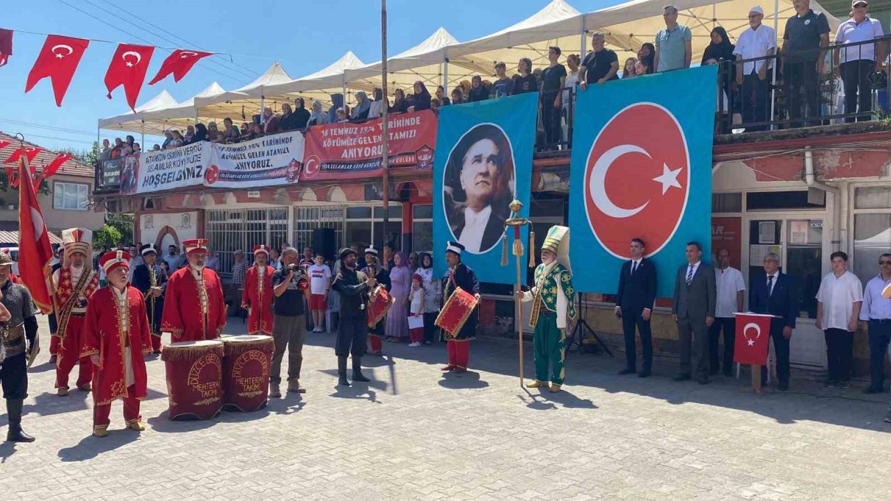 Çeşmeden su yerine ayran aktı