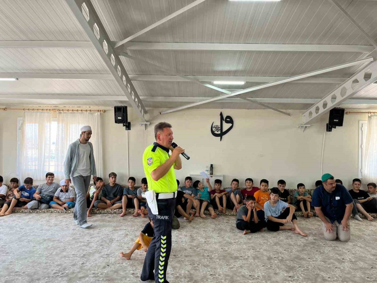 Fethiye’de Kuran Kursu öğrencilerine güvenli trafik eğitimi verildi