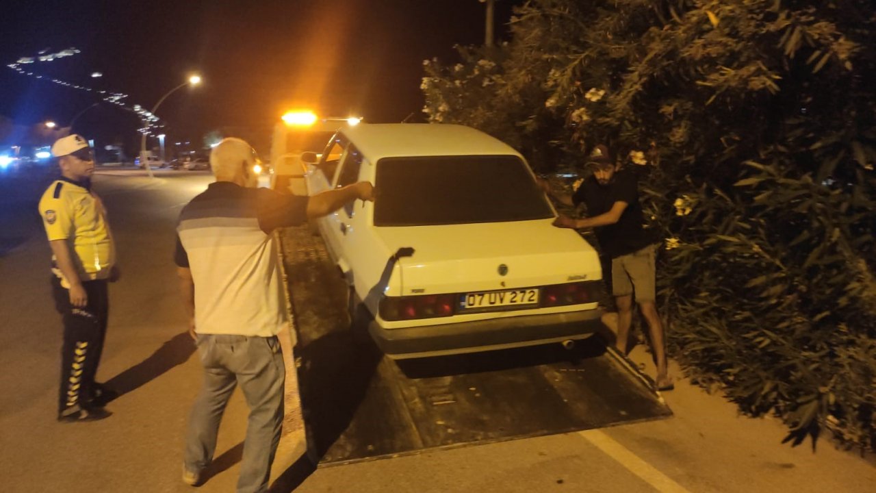 Gazipaşa’da trafik ekiplerinden abart egsoz ve gürültü denetimi