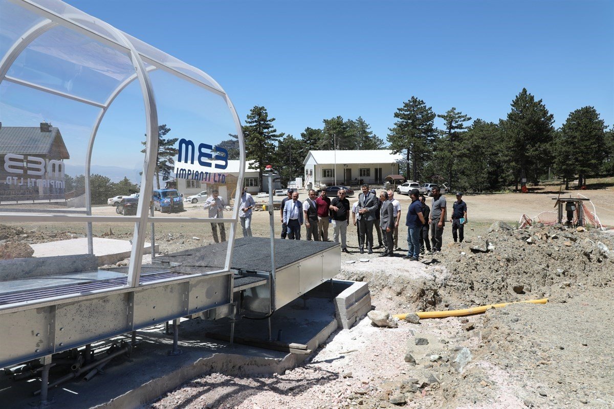 Gediz Murat Dağındaki yürüyen bant bölge turizmine önemli katkı sağlayacak