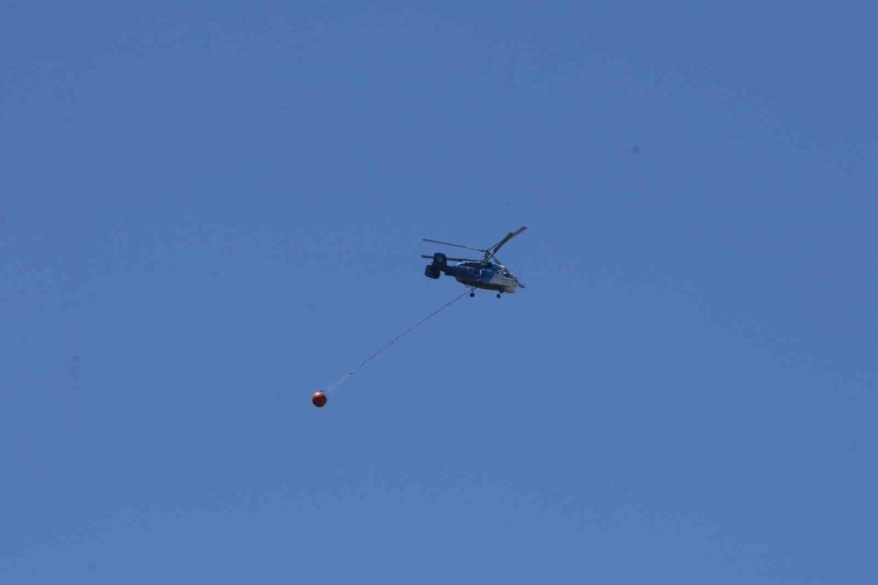 Hatay Belen’deki orman yangınında soğutma çalışmaları sürüyor