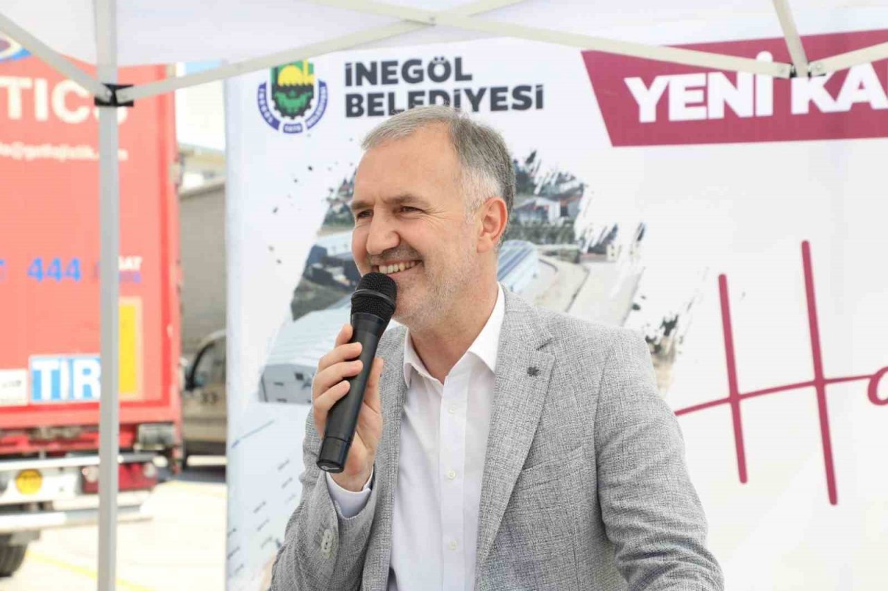 60 araçlık tır parkı hizmete girdi