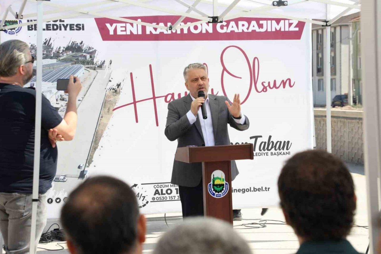 60 araçlık tır parkı hizmete girdi