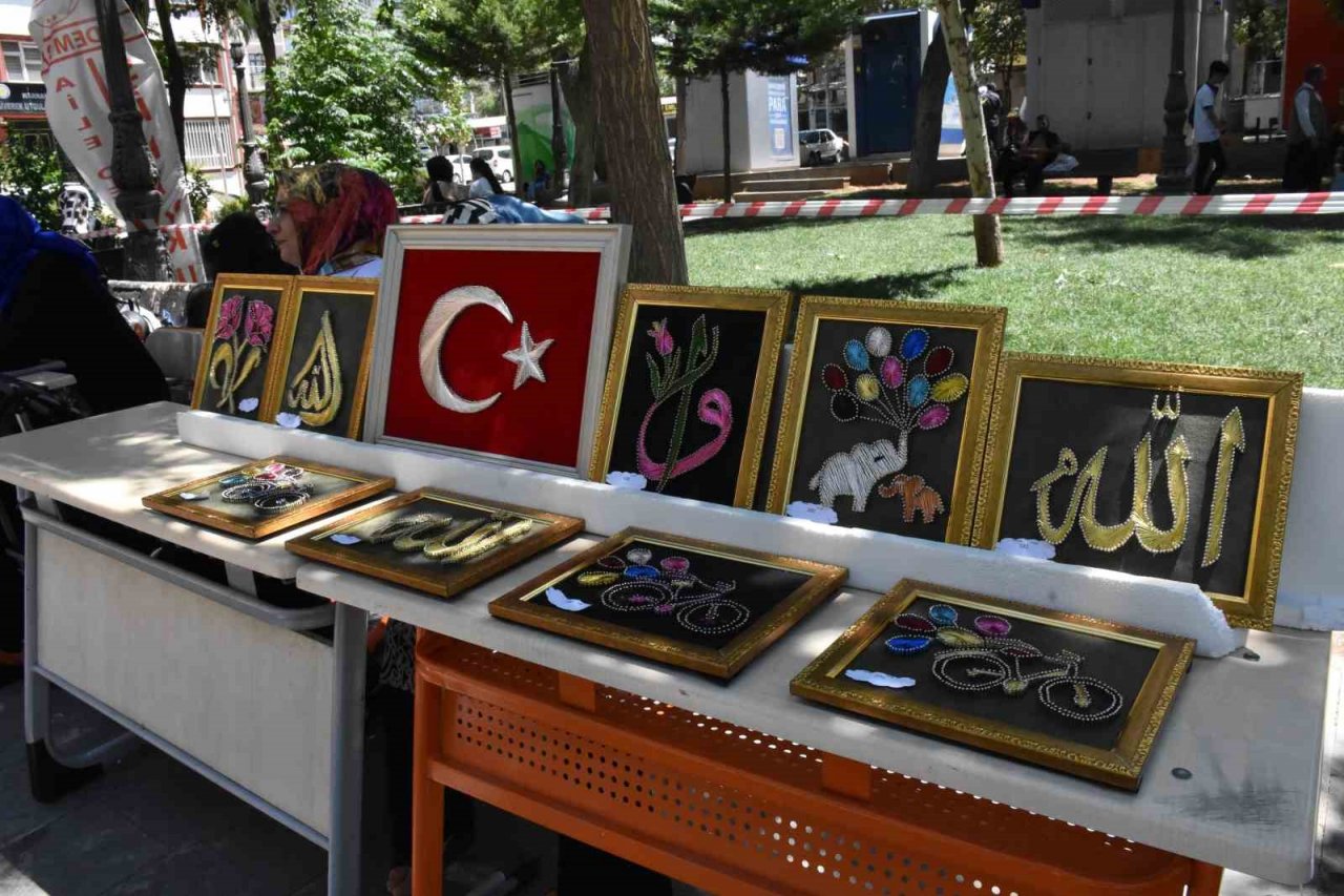 Siverek’te çivi tel sanatı sergisi