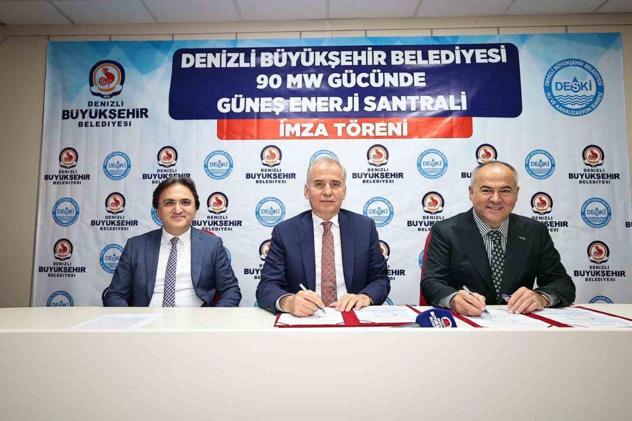 Denizli Büyükşehirden tarihi enerji yatırımı