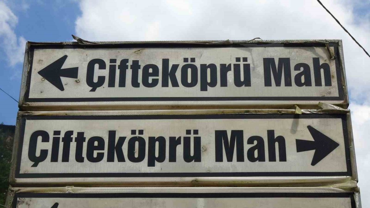 Trabzon’da şaşırtan tabela