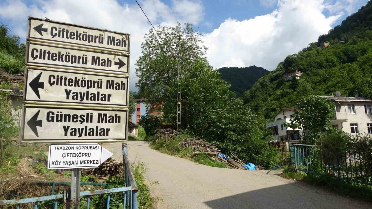 Trabzon’da şaşırtan tabela