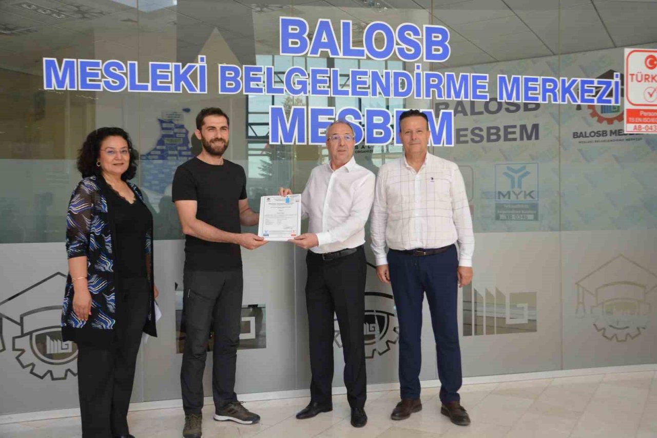 Balıkesir OSB, mesleki yeterlilikte bir ilke imza attı