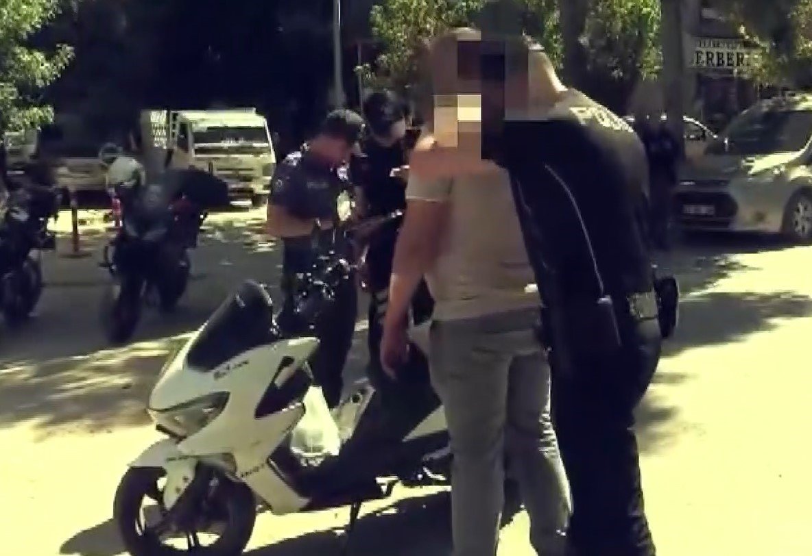 Gaziantep’te çalıntı motosiklet denetimi yapıldı