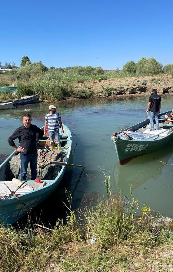 Beyşehir’de yasa dışı avcılık denetleniyor