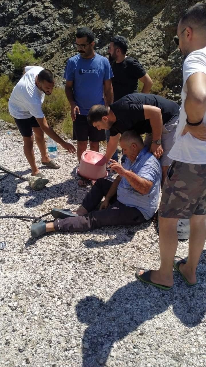 Marmaris’te trafik kazası: 1 yaralı