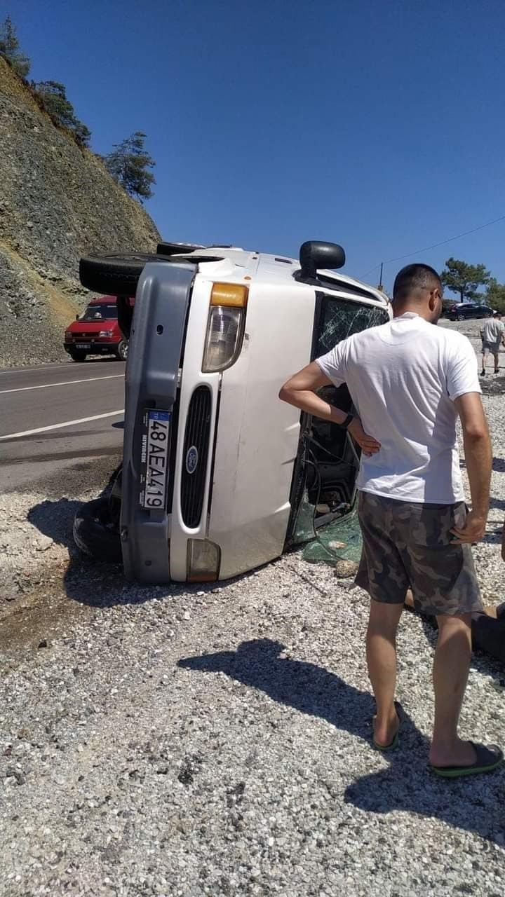 Marmaris’te trafik kazası: 1 yaralı