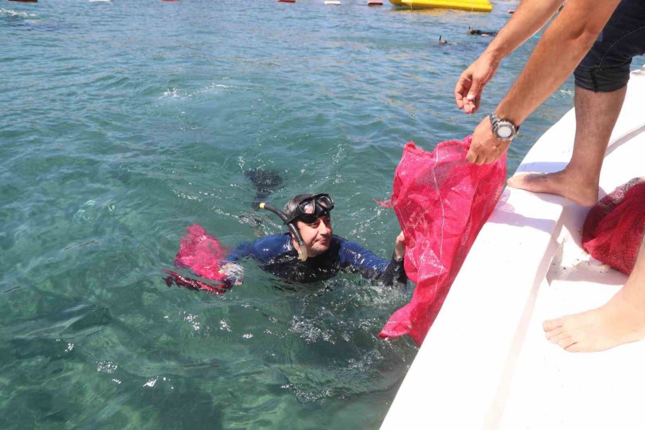 Deniz dibinden çıkanlar vatandaşları şok etti