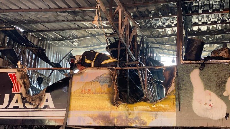 Tokat’ta sanayi sitesinde çıkan yangın korkuttu