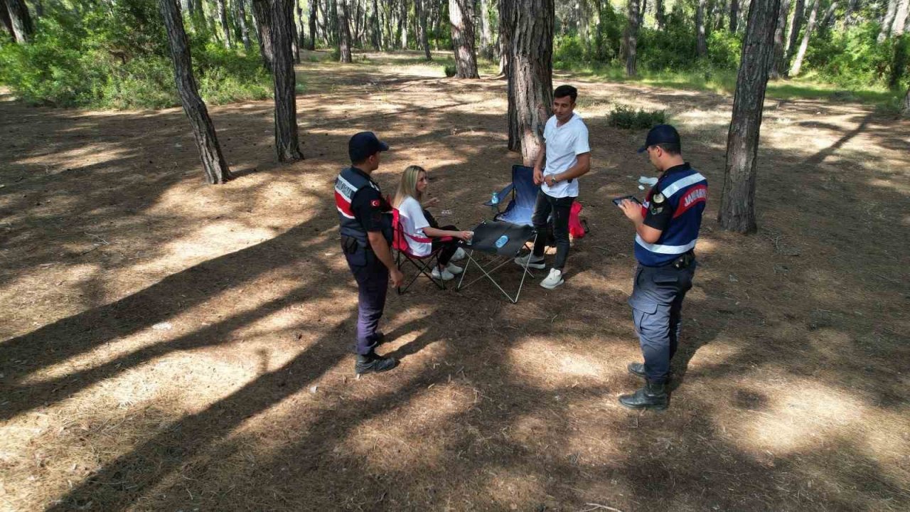 Manavgat’ta ormanlara jandarma koruması