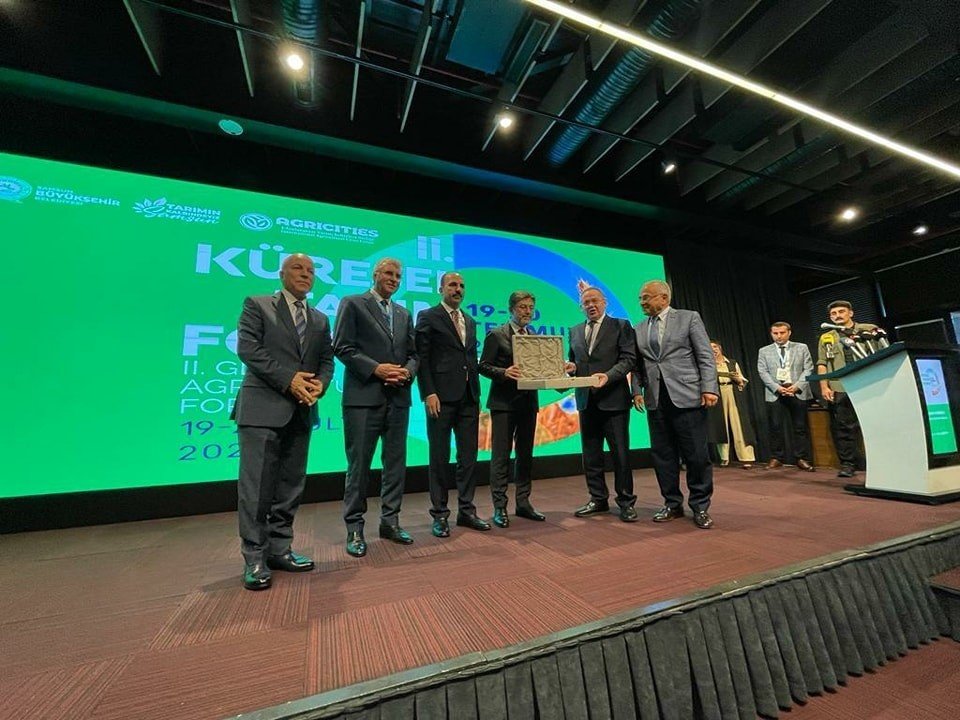 Başkan Sekmen küresel tarım forumunda konuştu