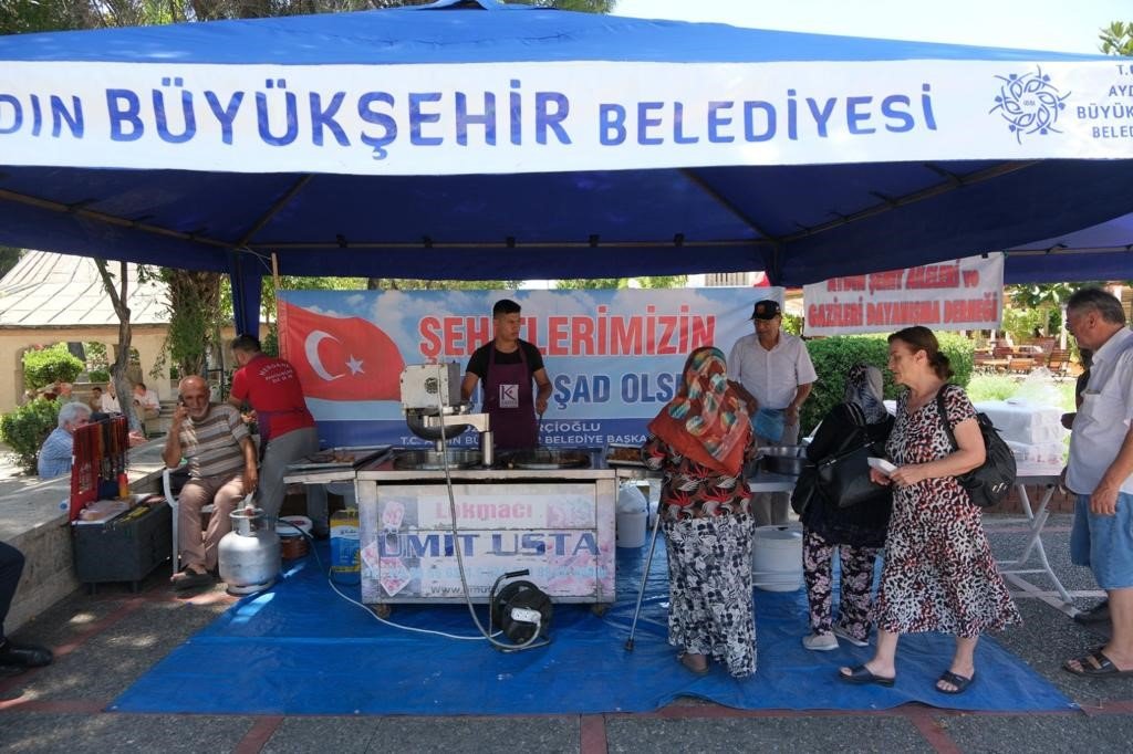 Aydın Büyükşehir Belediyesi’nden Kıbrıs şehitleri için lokma hayrı