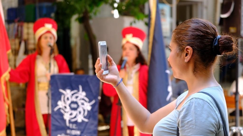 Aydın Büyükşehir Belediyesi Kadın Mehteran Takımı’na Nazilli’de yoğun ilgi