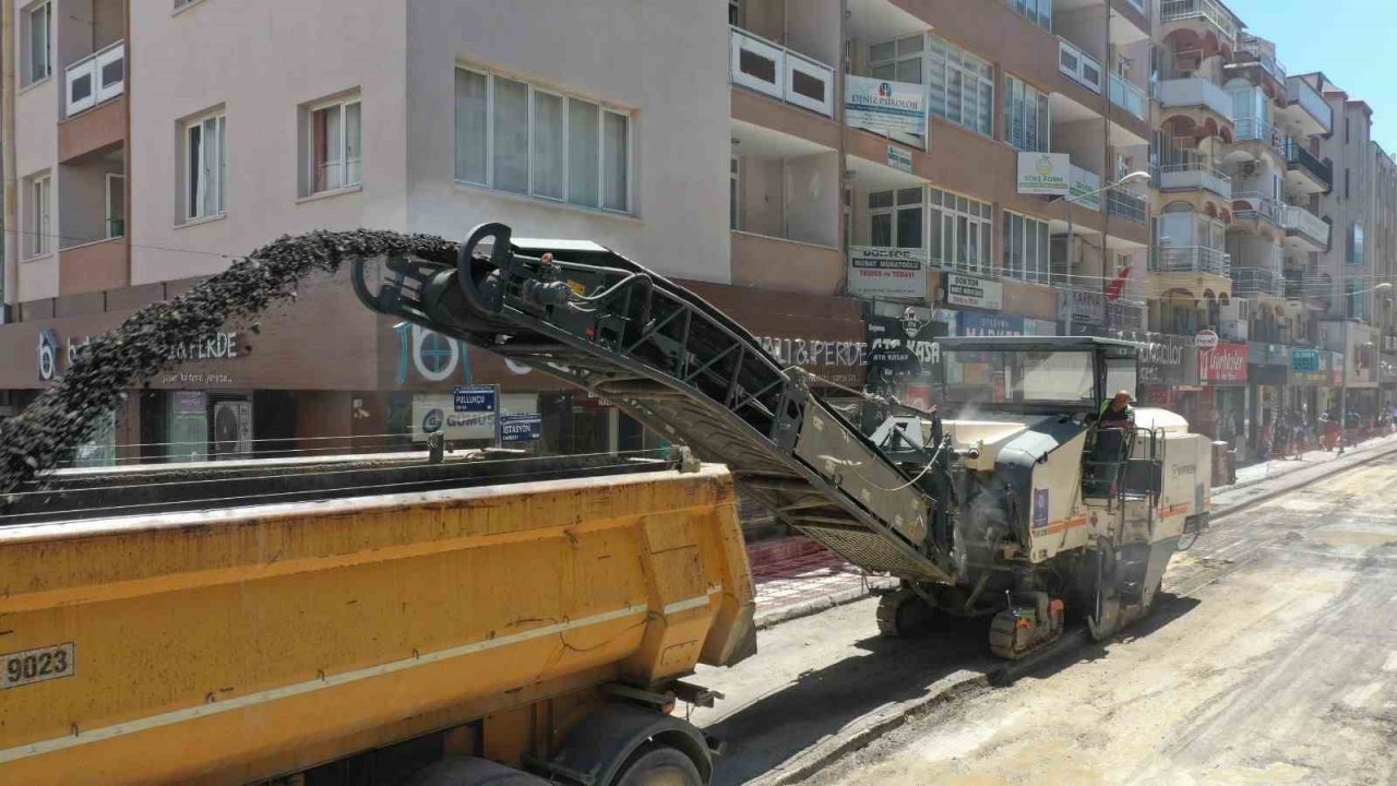 Söke’nin yolları yenileniyor