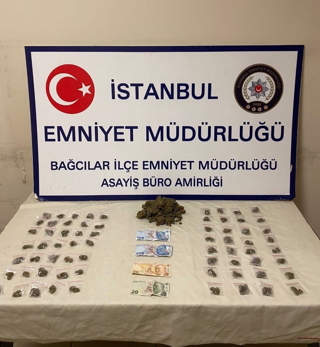 Bağcılar’da uyuşturucu taciri operasyonla yakalandı