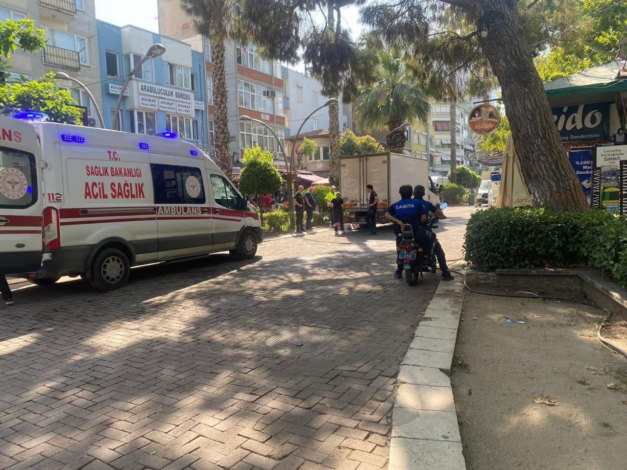 Erdek’te yaya ya araç çarptı, 1 kişi yaralandı