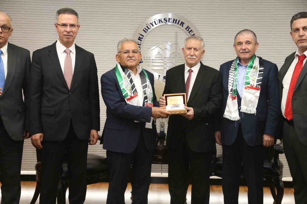 Filistin Büyükelçisi’nden Başkan Büyükkılıç’a ziyaret
