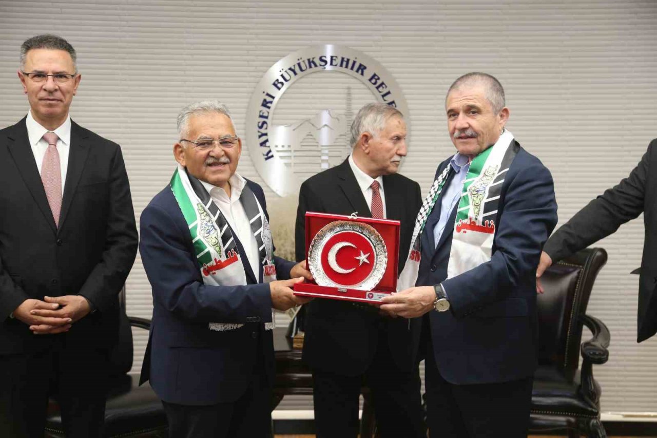 Filistin Büyükelçisi’nden Başkan Büyükkılıç’a ziyaret