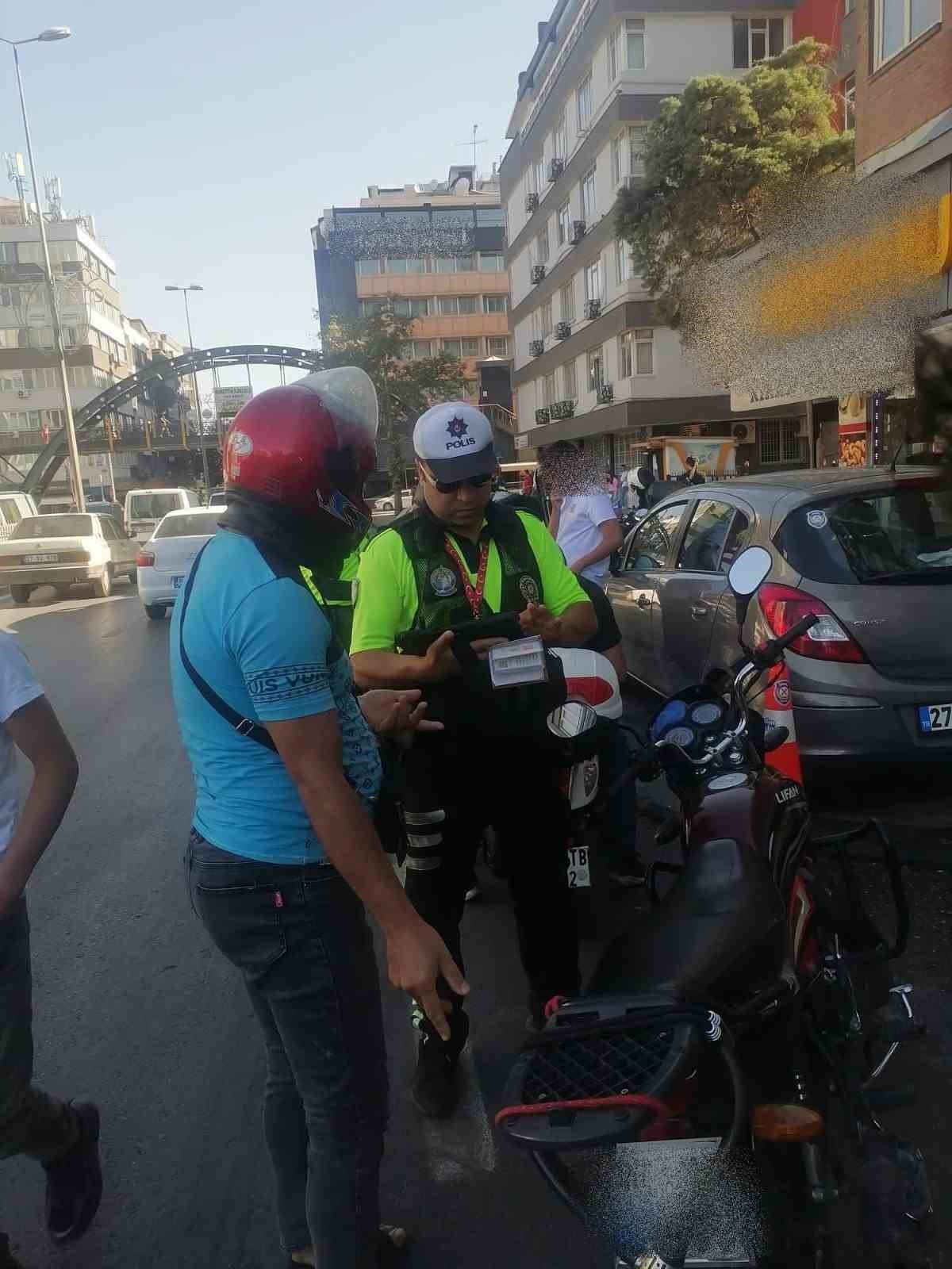 Gaziantep’te 29 motosiklet trafikten men edildi