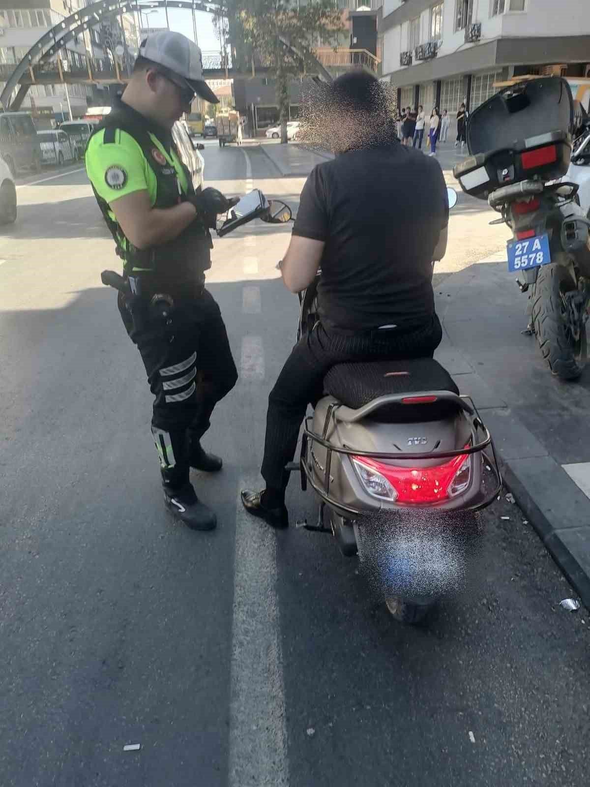 Gaziantep’te 29 motosiklet trafikten men edildi
