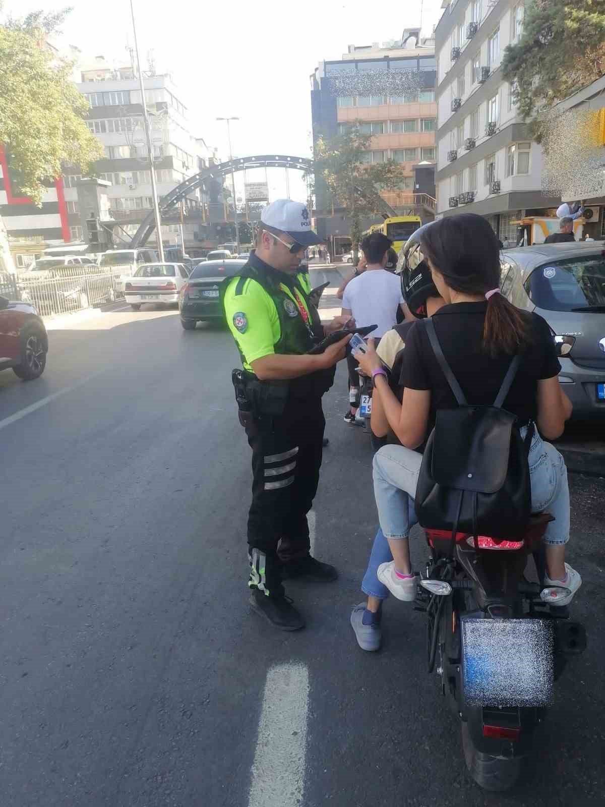 Gaziantep’te 29 motosiklet trafikten men edildi