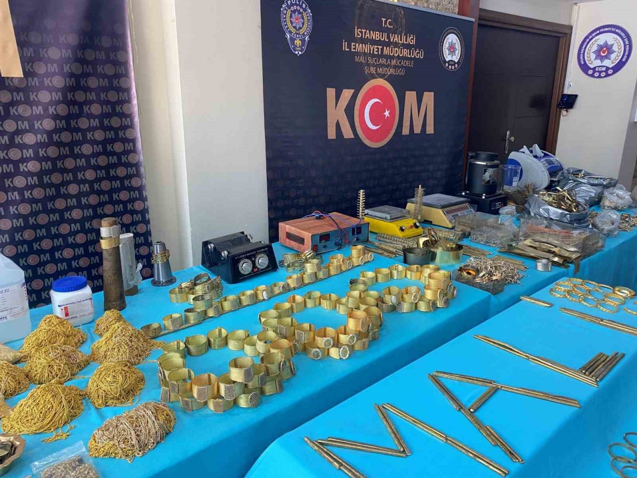 Kapalıçarşı’da 80 milyon liralık sahte altın operasyonu