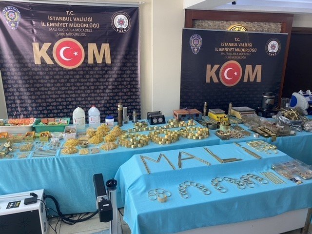 Kapalıçarşı’da 80 milyon liralık sahte altın operasyonu