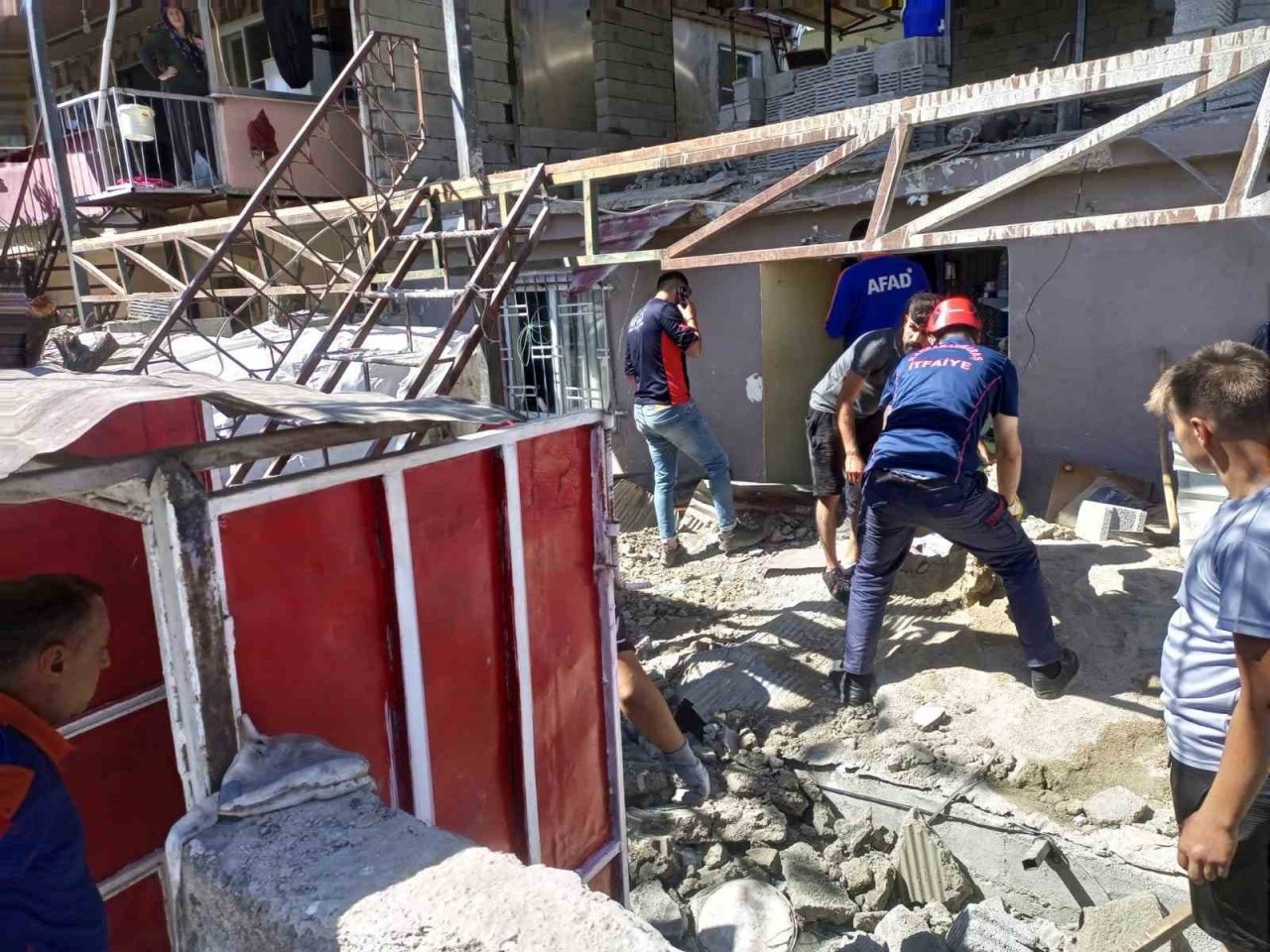 Kahramanmaraş’ta inşaatta göçük: 1 ölü,2 yaralı