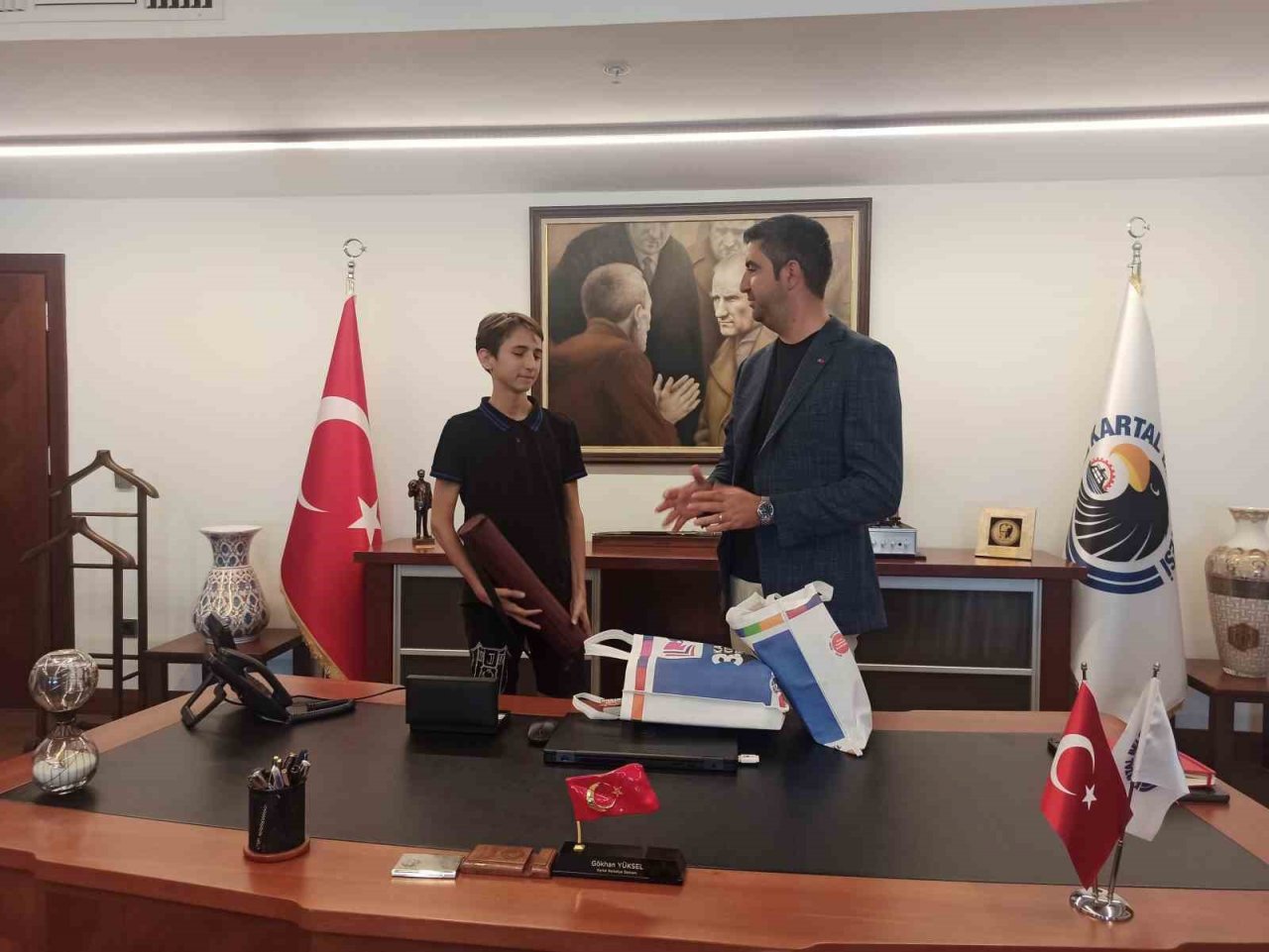 Başkan Gökhan Yüksel: "Tam puan yaparak Kartal’ın gururu oldu"