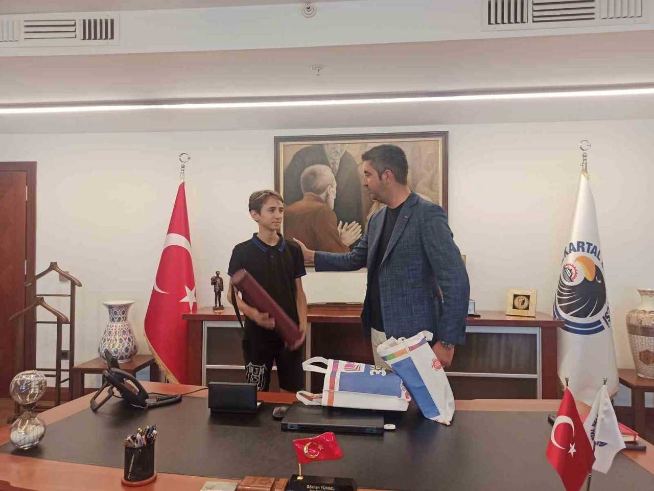 Başkan Gökhan Yüksel: "Tam puan yaparak Kartal’ın gururu oldu"