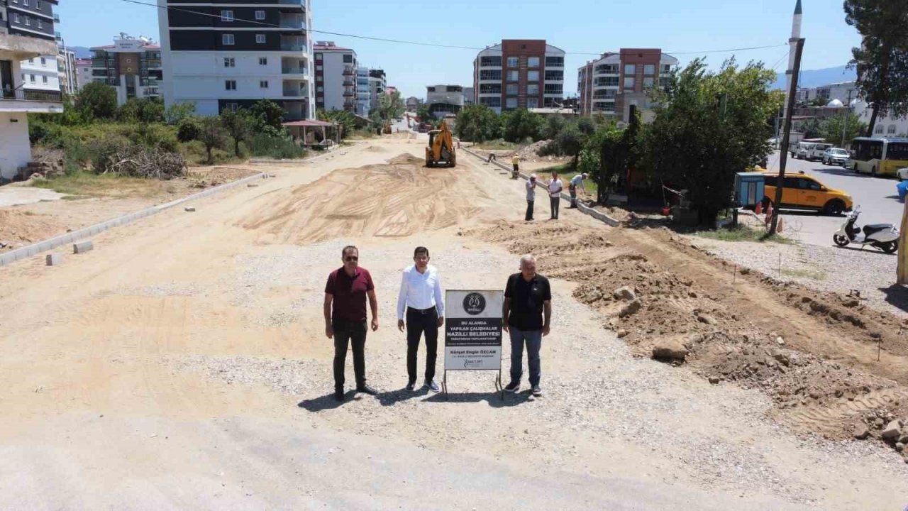 Nazilli Belediyesi Yeşil Mahalle’de çalışmalarını sürdürüyor