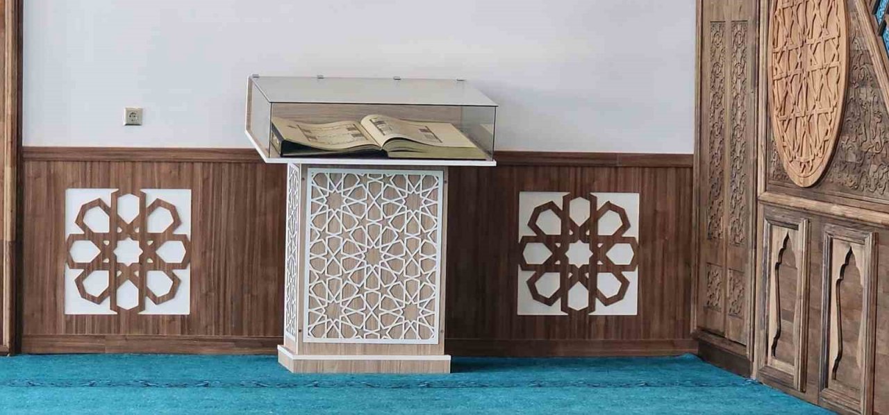 Özel basım Kur’an-ı Kerim, Kütahya Hava Tugayı Zafer Camii’nde