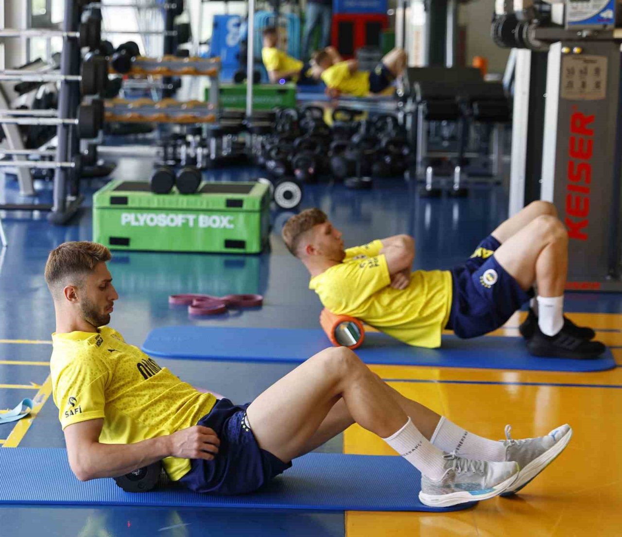 Fenerbahçe salonda çalıştı