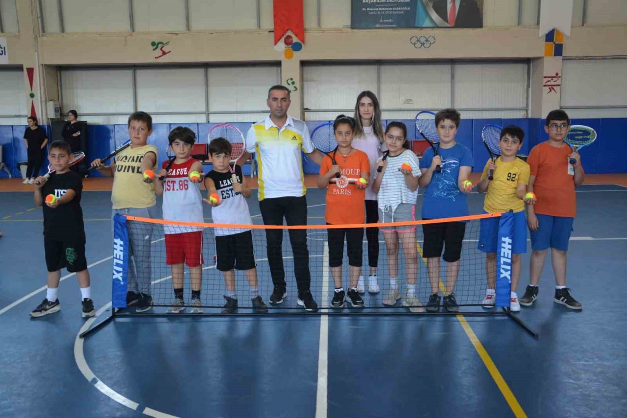 Çiçekdağı ilçesinde yaz spor okullarına ilgi