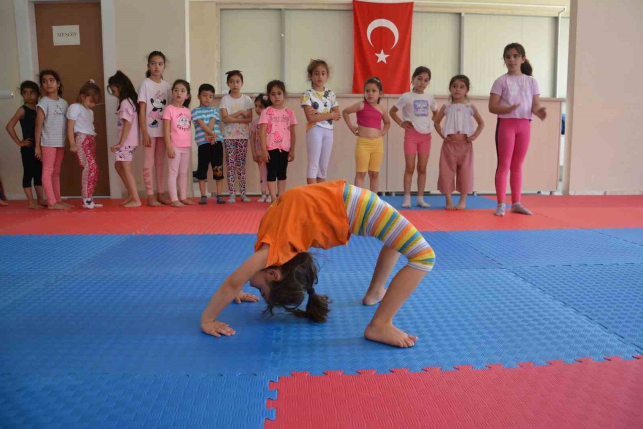 Çiçekdağı ilçesinde yaz spor okullarına ilgi